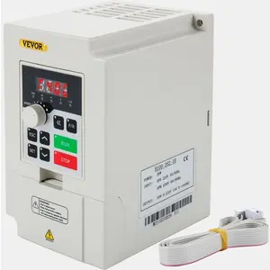 VEVOR Variable Frequency Drive, AC 220V Input 3KW Variable Frequency CNC Drive Inverter Converter, VFD 4HP 1 3 Phase Input, 3 Phase Output, CNC Motor Inverter Converter for Motor Speed Control