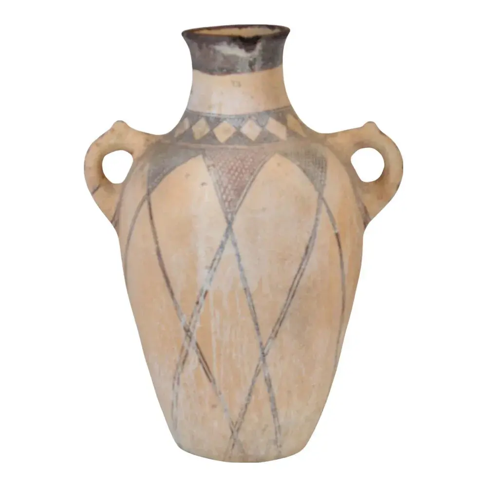 Moroccan Terracotta Earthen Ware Vase - Large