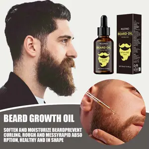 ROZINO- Beard Care Serum - Essential Formula for Healthy Beard Growth & Grooming - Softens, Moisturizes, Prevents Curling & Rapid Absorption - Uk Product Daily Strengthening Hair Strengthening Hair Hair Coverage Organic Castor