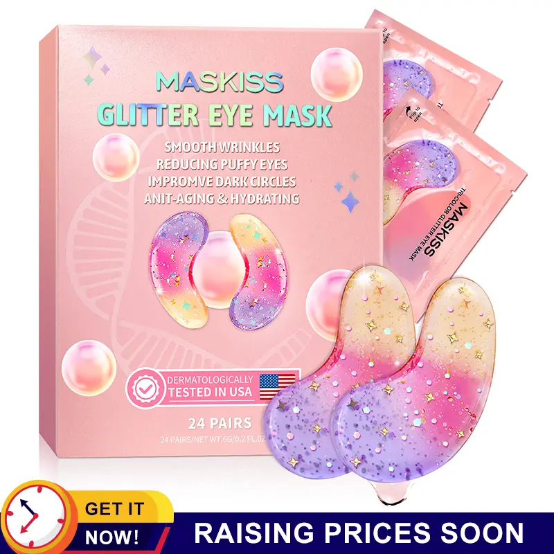 Maskiss Rejuvenating 24Pcs Collagen Masks Reduce Puffiness,Dark Circles,Wrinkles and Eye Bags For Soothing Under Eye Treatment Skincare