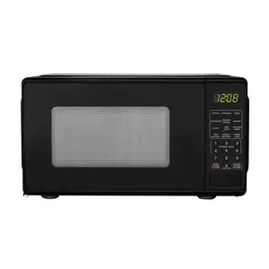 Mainstays 0.7 Cu ft Countertop Microwave Oven, 700 Watts, Black, New