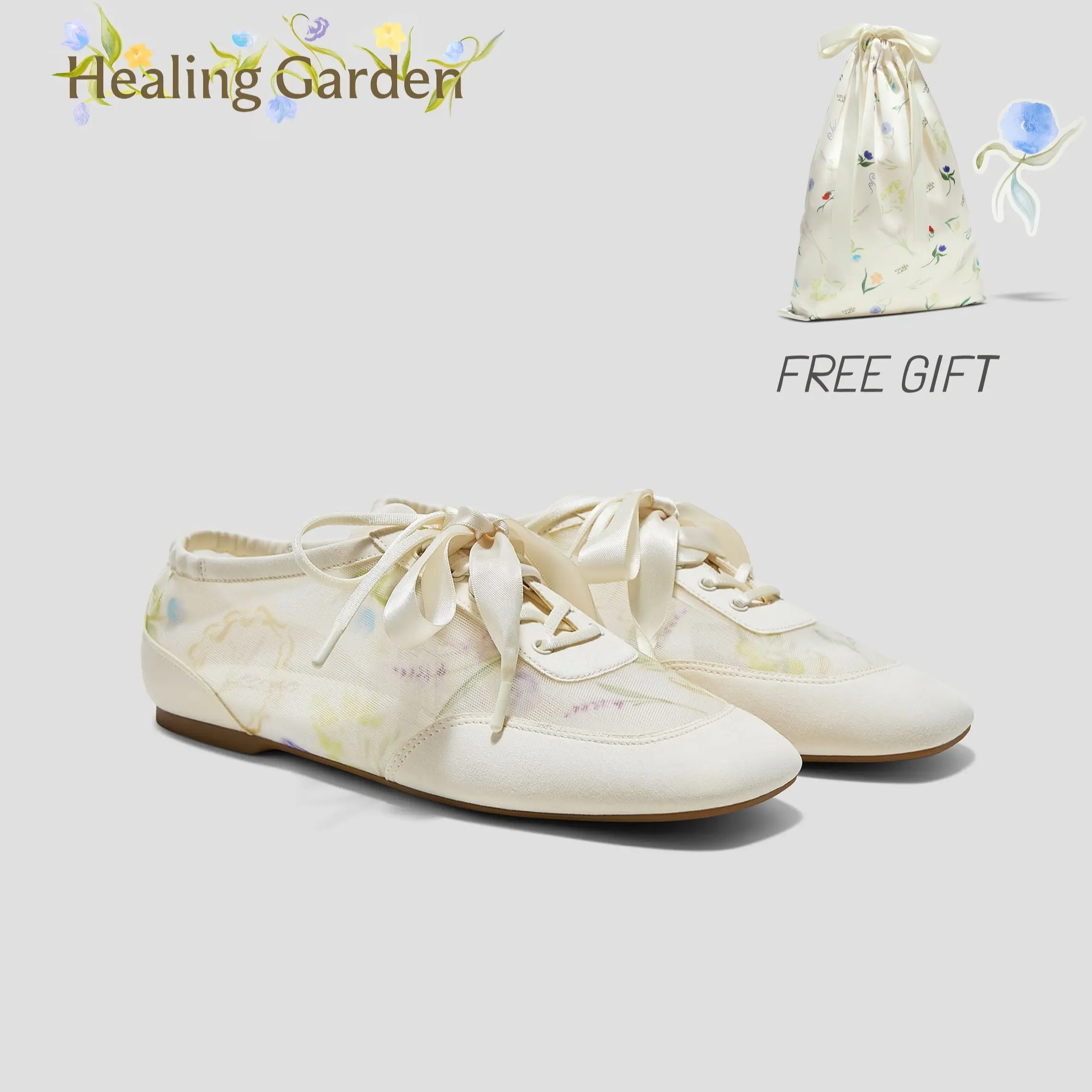 CREAM-FRENCH FLORAL PNT