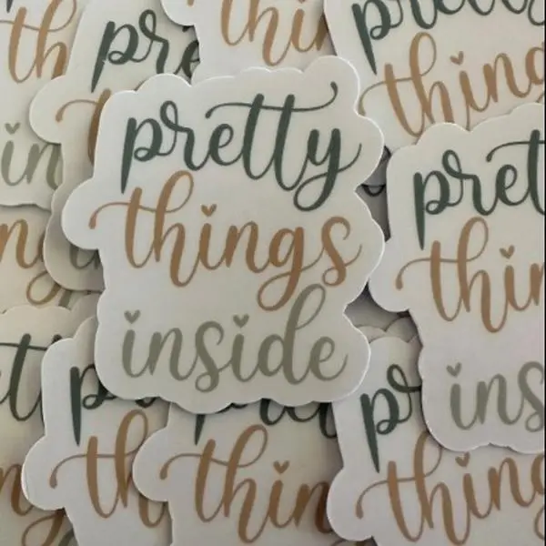 Personalized Sticker | Custom Sticker | Water Bottle Sticker | Laptop Sticker Custom Vinyl Stickers | Die Cut Stickers | Logo Stickers