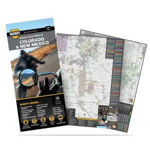 Colorado and New Mexico: : 34 Scenic Road Trips on One Map