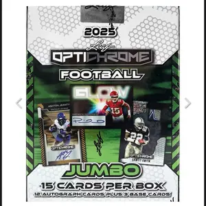 2025 Leaf Optichrome Football Hobby Jumbo - Serial Number Break