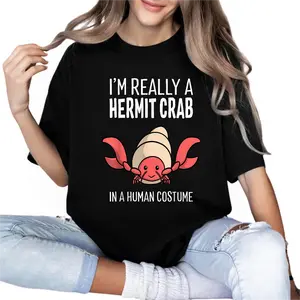 I'm A Hermit Crab In A Human Costume Halloween Funny T-Shirt