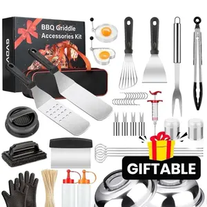 140 Pcs Griddle Accessories Kit for Blackstone Grill - Spatula Scraper BBQ Set