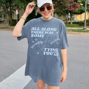Invisible String Tee | Folklore Graphic Shirt | Love, Lyrics, & Anniversary Gift | Swift Comfort Colors
