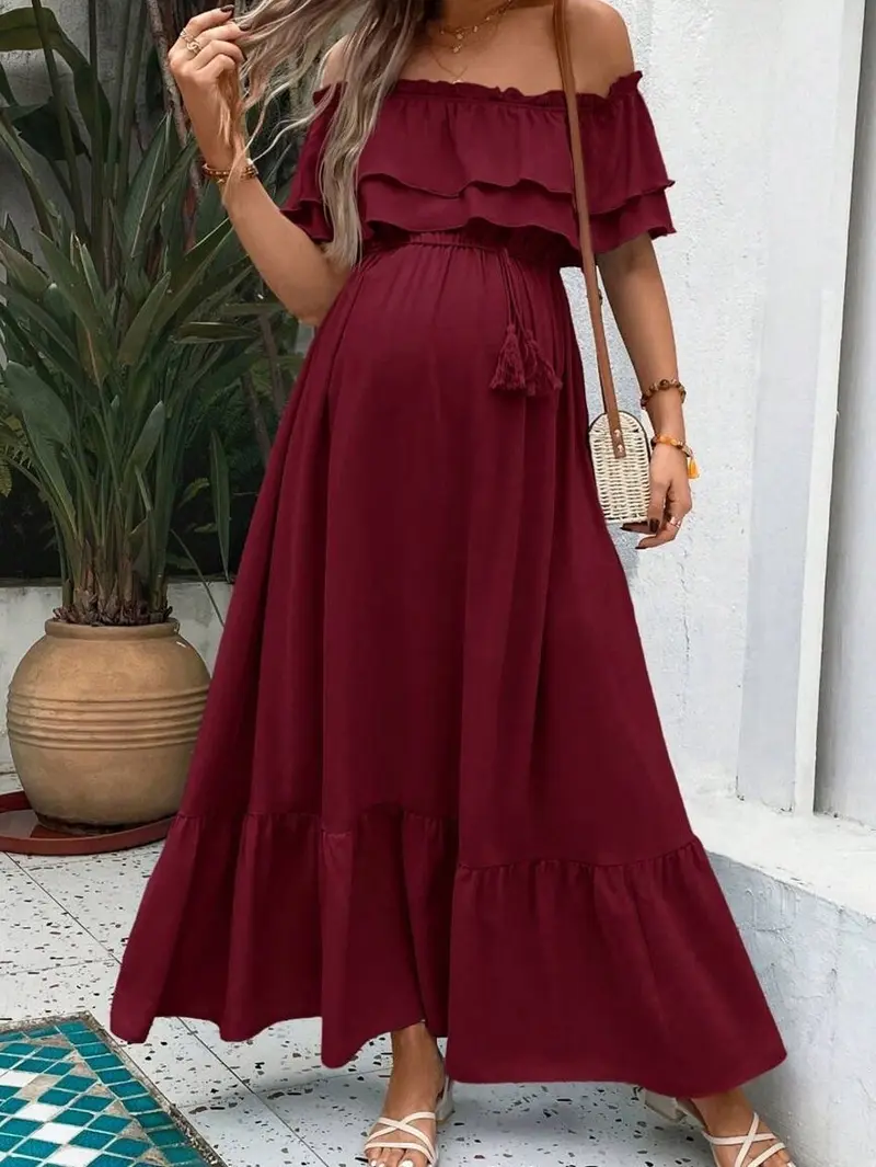holiday dress pregnant Short Purple Tulle Prom Dresses, Short Purple Tulle Formal Homecoming main image 1