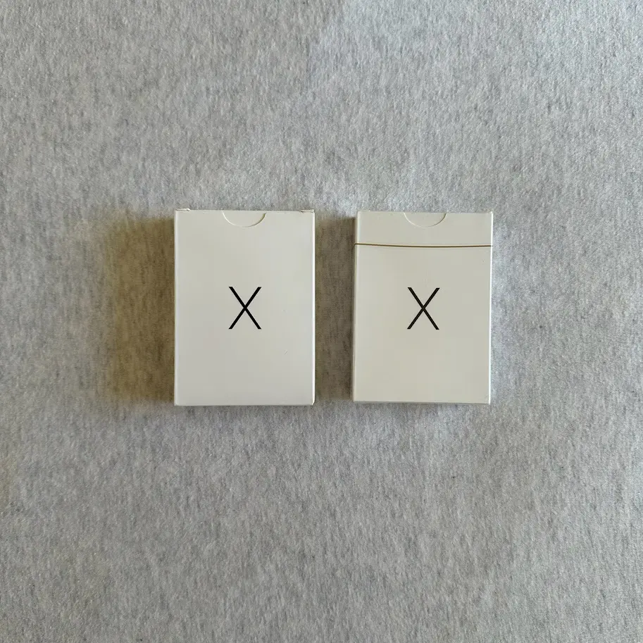 Playing Cards - Matte White - Traditional Poker Size - Modern Design - Perfect for Game Nights