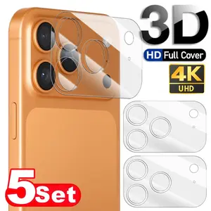 1-5Sets 17PM Full Coverage Camera Lens Tempered Glass For iPhone 17 Pro Max 17Air Anti-scratch Lens Protective  For iPhone 2028