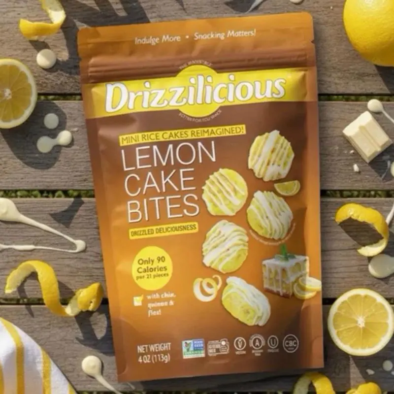 Drizzilicious Mini Rice Cakes – Light & Crispy Snack, 90 Calories per Serving, Multiple Flavors Available Drizzilicious Mini Rice Cakes – Light & Crispy Snack, 90 Calories per Serving, Multiple Flavors Available