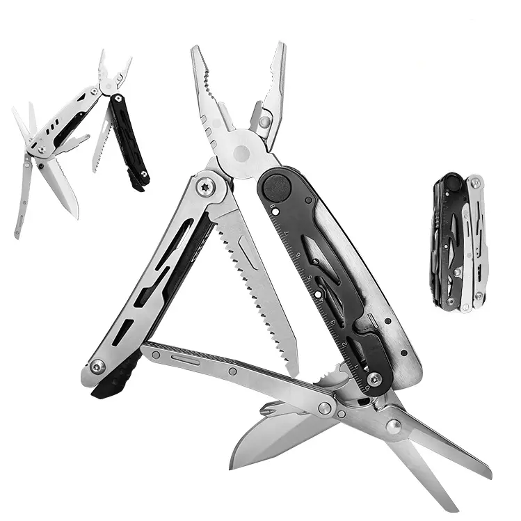 VerveWave Multitool Pliers Set Stainless Steel Screwdriver Tool, For Camping, Survival, Hunting And Outdoors, Work Tools