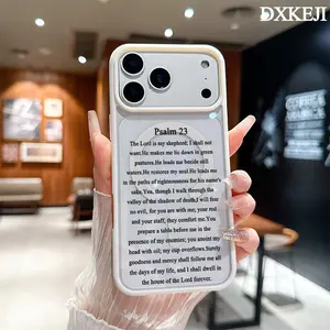 Divine Shepherd Psalm 23 Pattern Magnetic MagSafe Phone Case for iPhone 17 Air/16 Pro Max 15 Pro 14 13 12 11 Plus Shockproof Slim Protective Cover Casing
