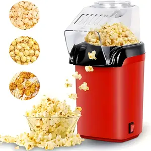 16 Cups in Minutes! Hot Air Popcorn Maker – 1200W Oil-Free Popcorn Machine with Measuring Cup & Recipe Guide. Fast 1-3 Minute Popping, Healthy No-Oil Snack Maker for Movie Nights, Family Gatherings, Parties & Home Entertainment