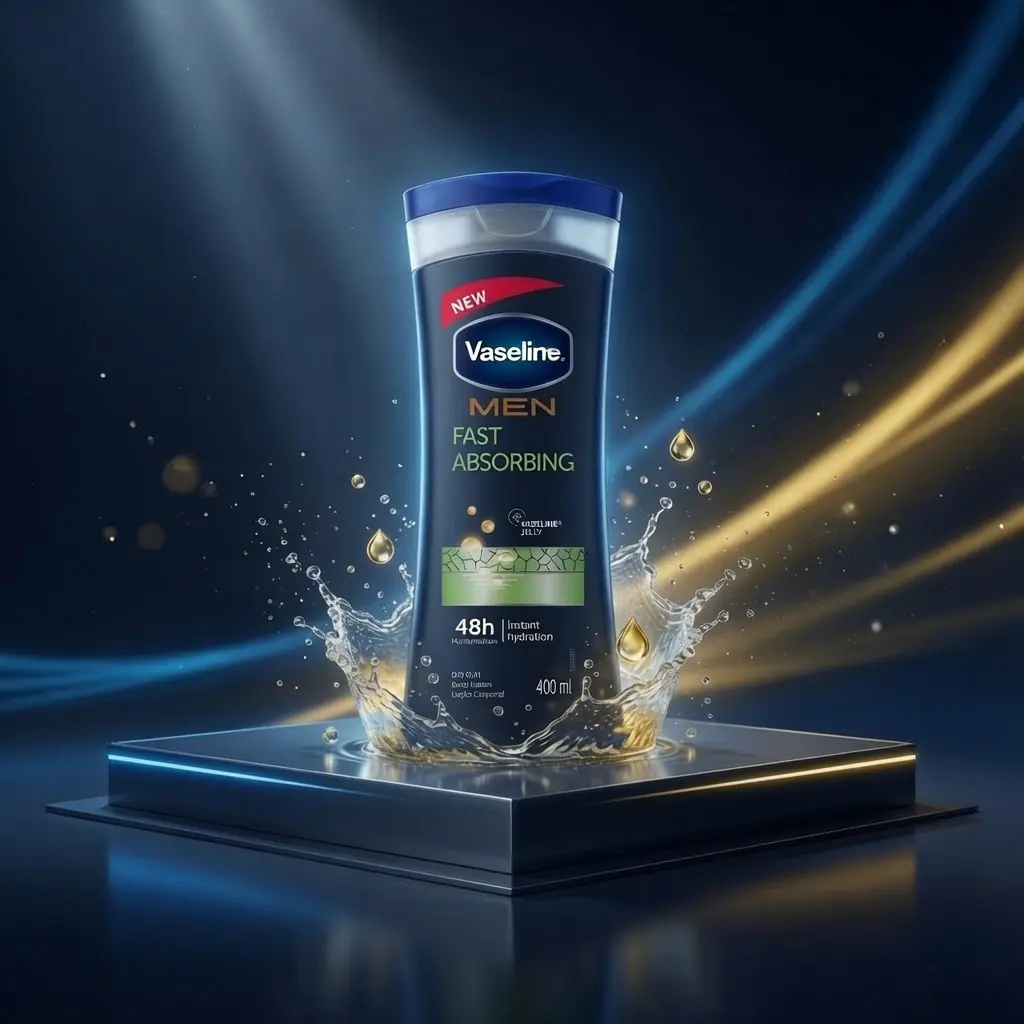 Vaseline Men Fast Absorbing Body Lotion 400ml 3-6 Pack 48h Instant Hydration for Dry Skin Body Care Daily Moisturizing Body Care