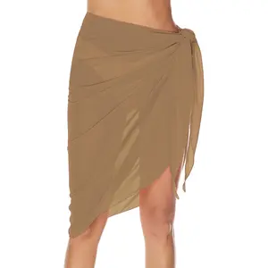 Women's Sarong Coverups Chiffon Bathing Suit Wrap Skirt Swimsuit Beach Wraps Swim Sarongs