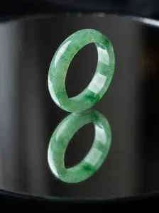 Natural Jade Ring - Unisex Jewelry Accessory for Daily Wear