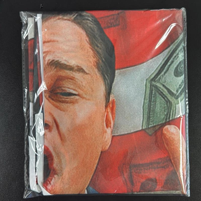 F*CK IFC FLAG Patriotic Design with American Flag and Money Motif - Bold Statement Art for College Decor