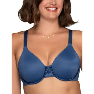 Women's Beauty Back Smoothing Minimizer Bra, Minimizes Bust Line up to 1.5", Non Padded Cups up to H