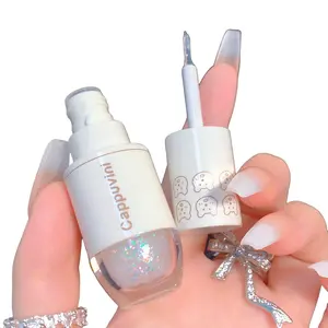 Starlight Glitter Eyeshadow with Applicator, Perfect for Parties, Music Festivals, Daily Use, Suitable for Teens, Liquid Form, Single Item, Glitter Shimmer Eyeshadow