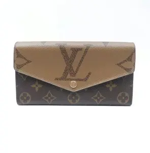 Pre-owned Louis Vuitton Coated Canvas Small Leather Goods Sarah Monogram Wallet