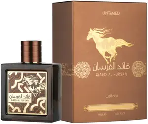 Lattafa Qaed Al Fursan Untamed - Sweet, Warm & Spicy, Amber, Aromatic - Eau De Parfum Long-Lasting Fragrance for Unisex, 3.04 Ounce / 90ml Unique Luxurious