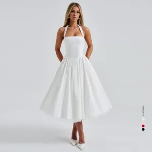 2026 New Puffy Tulle Evening Gown Women Waist Tie Flowy Party Ball Dress