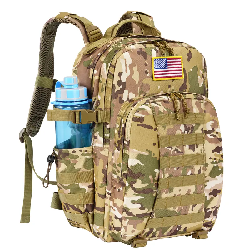 【Holiday Haul Deal】Men's 40L Durable Tactical Outdoor Backpack, Double-Stitched Large-Capacity 3-Day Sports Pack with Strap, High-Quality Fabric for Hiking, Hunting, Travel (Tactical Gear & Accessories)