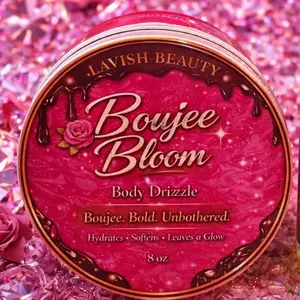 Boujee Bloom Body Drizzle 8 oz - Hydrates Softens Leaves a Glow Boujee Bold Unbothered