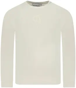 Embroided Round Logo Sw Shirt (Cream) - I23E05163201329