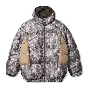 Faded Camo Puffer Jacket