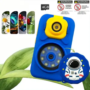 Kids Educational Microscope Phone Toy, 2.8" Touch Screen Children's Camera Video Recorder with Flashlight & Memory Card, ABC & General Knowledge Learning Toy, Perfect 2026 Gift for 3-10 Years Old Boys Girls，Kids Microscope Toy for Observing Microbes