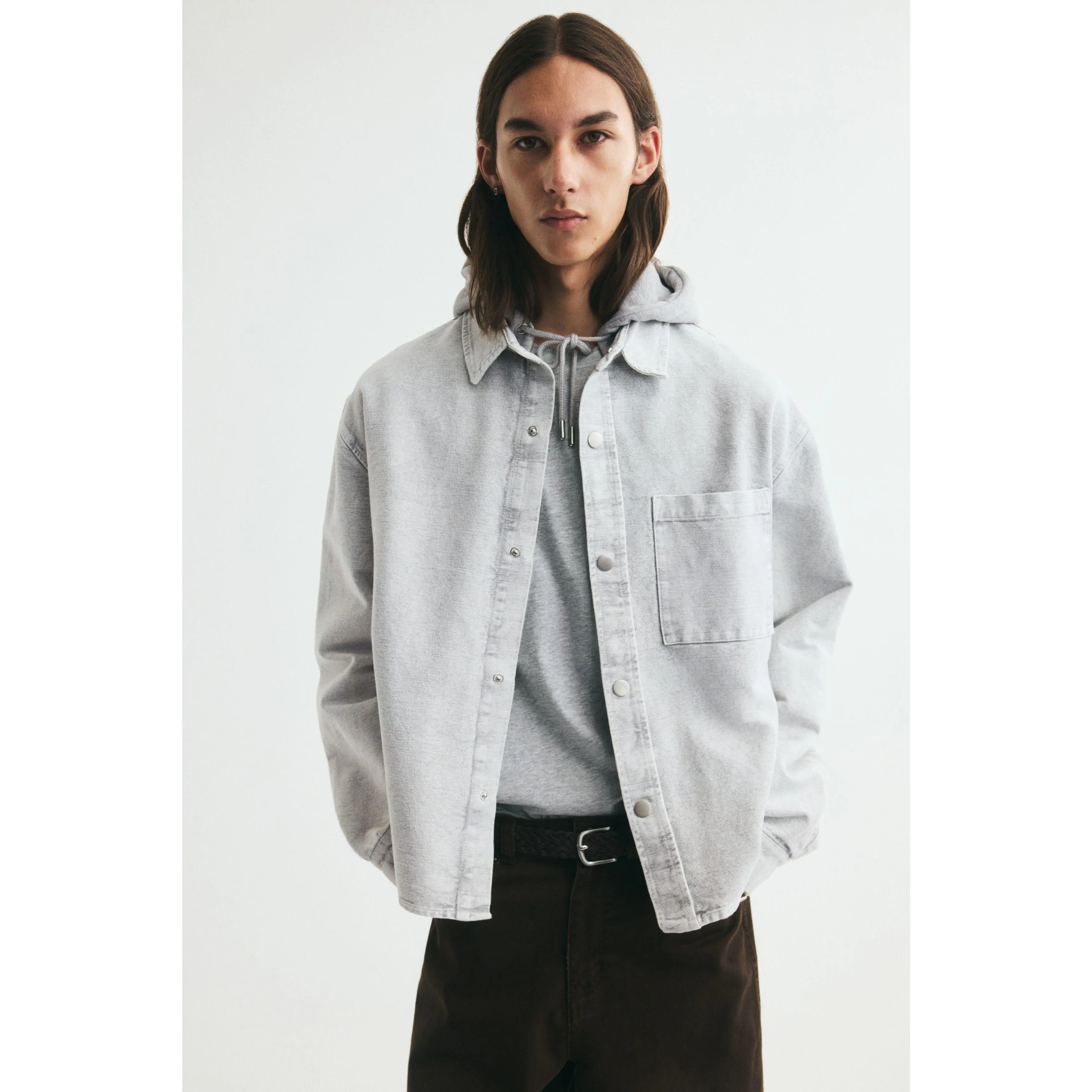 H&M Hooded overshirt