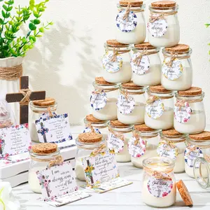 20 Set Christian Religious Prayer Candle Thank You Gift Bible Verse Gift Bulk