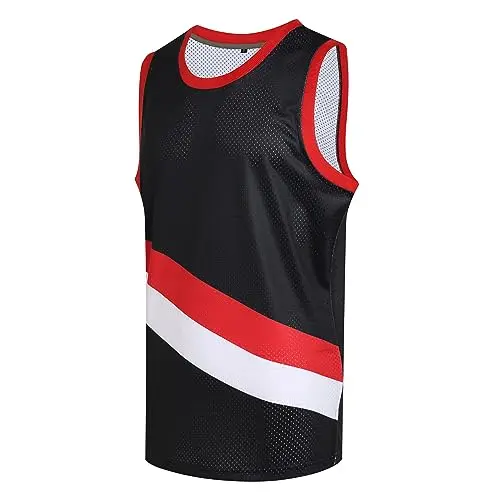 Red/White Stripe black Jersey