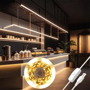 5V LED Strip Light, Cuttable SMD2835 Flexible LED Tape with USB Interface & Button Switch, Decorative Light for Bedroom, Living Room, Kitchen, Staircase, Led Light Backlit