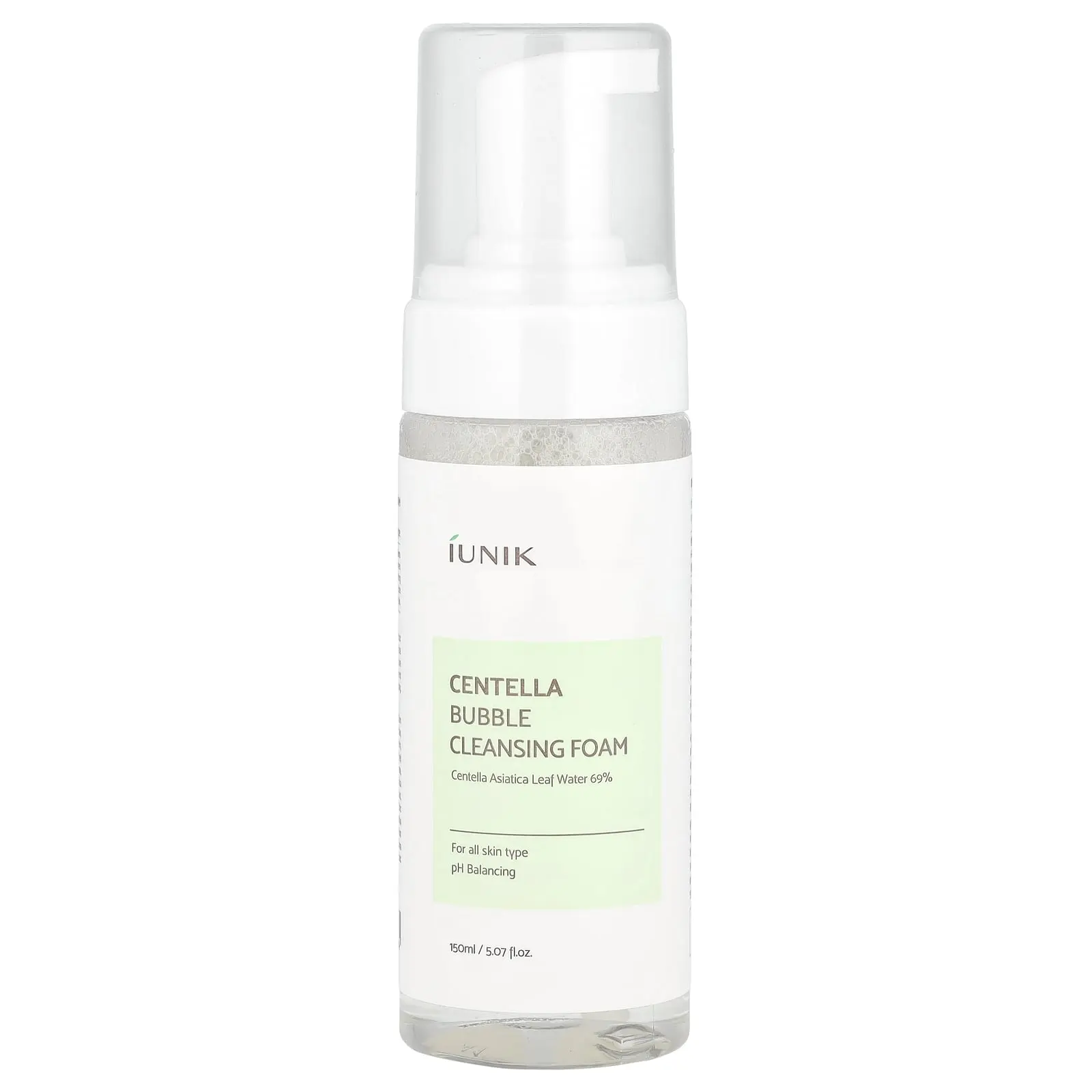 iUNIK Centella Bubble Cleansing Foam, 5.07 fl oz (150 ml) iUNIK Centella Bubble Cleansing Foam, 5.07 fl oz (150 ml)