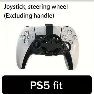 Ps5 Controller Joystick Steering Wheel Adapter, Physical Auxiliary Stand, Smooth High Precision Bearings, No Game Controller Included