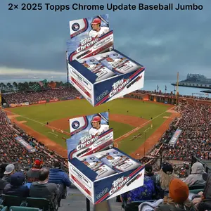 Baseball Break 634 - 2025 Topps Chrome Update Series Baseball Jumbo 2 Box PYT