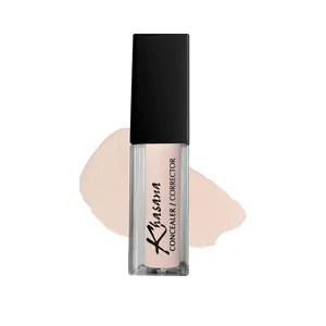 Khasana Full Coverage Makeup Liquid Concealer, Natural Finish Coverage, Lightweight, Conceals, Hydrating, Brightening, Under Eye Dark Circle Corrector