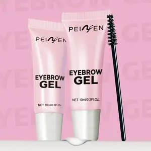 Transparent Brow Gel, Instant Lift & Volume, Long-Lasting Formula, Compatible Brush Head, Gentle Non-Irritating, Suitable for Sensitive Skin