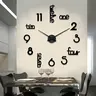 DIY Wall Clock, 1-Count Battery-Powered Modern Acrylic Wall Clock (Battery Not Included), Silent Wall Clock for Home, Living Room and Bedroom Decor, Modern Home Craft Decoration, Diy Decorations