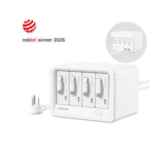 Gitryin 65W Desktop Charging Station 12-in-1  for Multiple Devices Efficient and Convenient Design with Usb A Ports for Smartphone & Cellphone Wireless Usb Rechargeable Charger