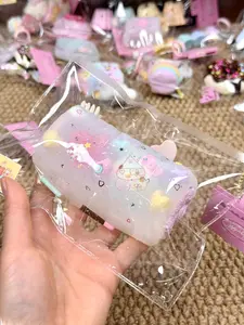 Strawberry Strip Jelly Squeeze Toy — Slow Rebound, DIY Handmade Customization