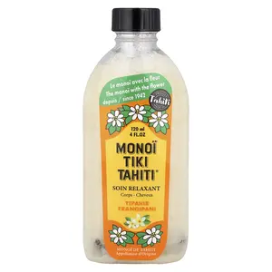 Monoi Tiare Tahiti Monoi Tiki Tahiti®, Tipanie, Coconut Oil, 4 fl oz (120 ml)