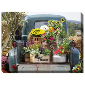 West of the Wind Outdoor Canvas Art Fresh Produce 40" x 30"