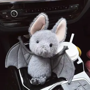 Cute Halloween Bat Pig Plush Toy, Fun Dorm Room Gift for Girls, Quirky Stuffed Animal, Soft Cuddly Gift, Perfect for Holiday Decorations