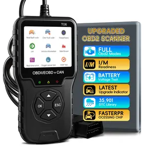 Obd2 Scanner Tool, Automotive Scan Tool, Full Obd2 Functions, Code Reader, Fast Fault Clearance, Engine Start in Seconds, Oxygen & Battery Voltage Test, Diagnostic Tool