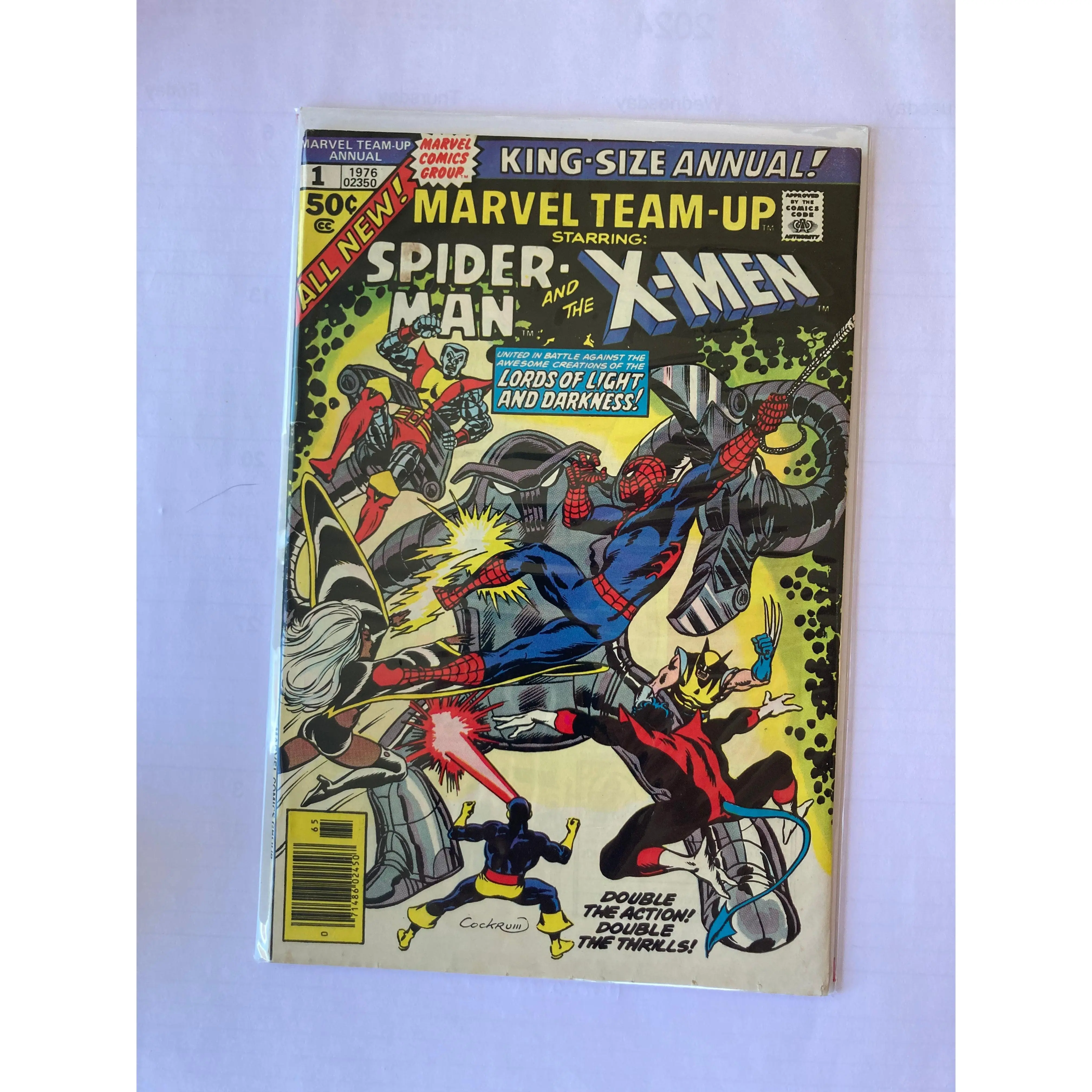 Marvel Team Up Annual 1 - KEY! (Spider Man & X Men)